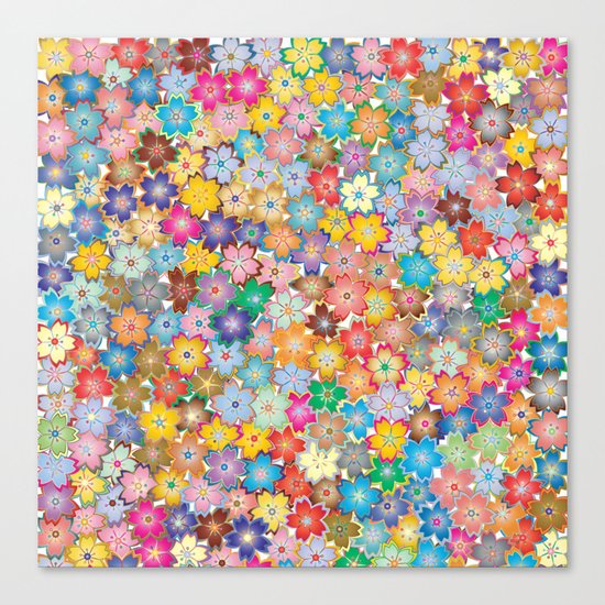 Cherry Blossom Flowers Canvas Print