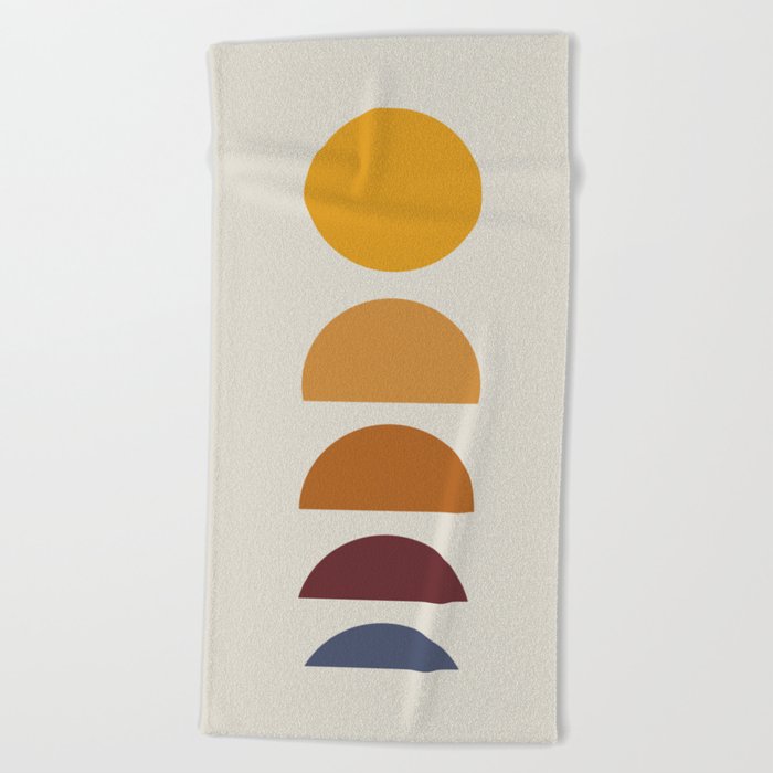 Minimal Sunrise / Sunset Beach Towel