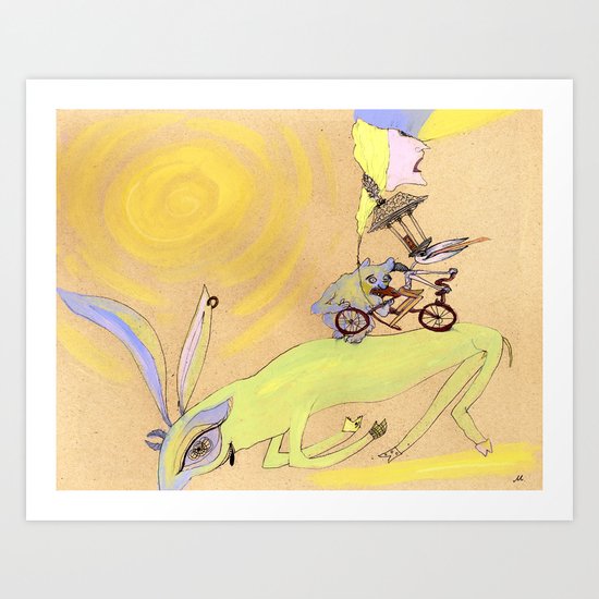 sketchbook page Art Print