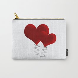 Valentine love hearts Carry-All Pouch