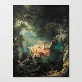 The Swing (1767) – Jean-Honoré Fragonard Canvas Print