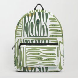 Seaweed pattern Backpack | Digital, Leaf, Marine, Green, Algae, Ocean, Water, Underwater, Vector, Graphicdesign 