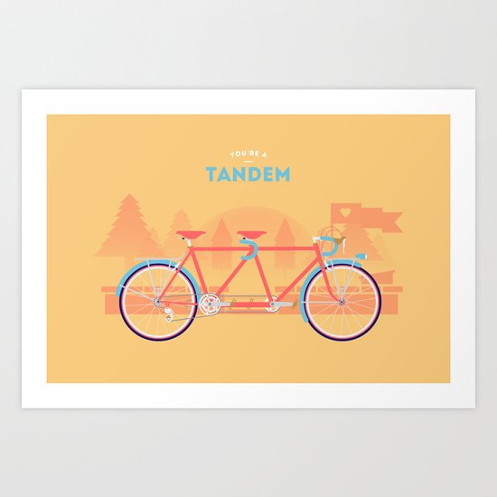 Tandem Art Print