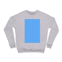 free scribble 8 blue Crewneck Sweatshirt