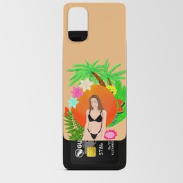 Hot summer/ Peach  Android Card Case