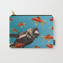 Donkey with Goldfishes  Carry-All Pouch
