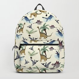 Dinosaur Tropical Dream Cream Backpack