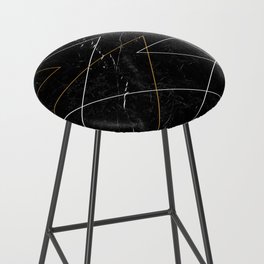 Minimalistic Pattern Marble Bar Stool