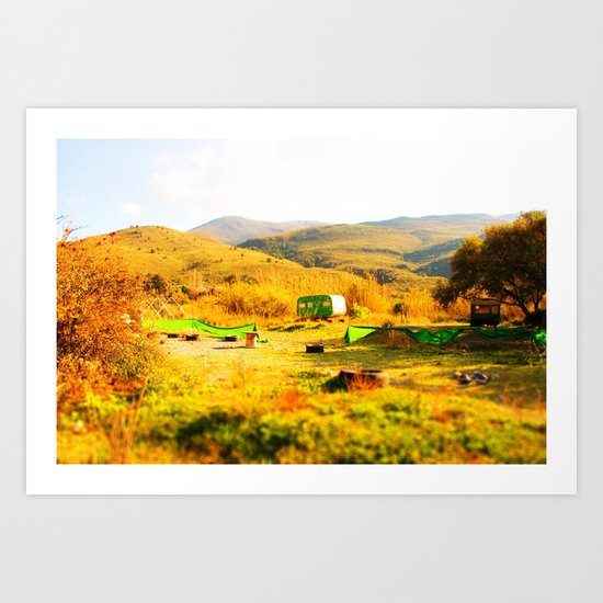 Tilt Shift Trailer Art Print