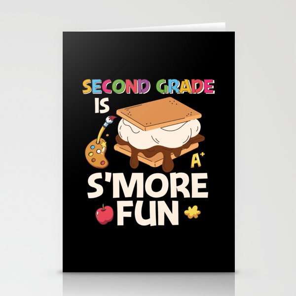 Second Grade Is S'more Fun Stationery Cards
