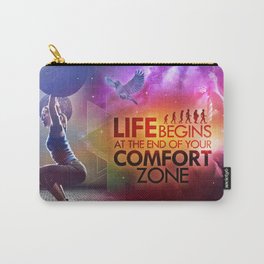 CrossFit - Life Begins At the Edge of Your Comfort Zone. Carry-All Pouch