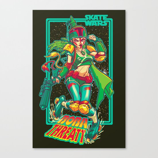 SKATE WARS: BOBA THREATT Canvas Print