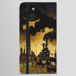 A world enveloped in pollution iPhone Wallet Case