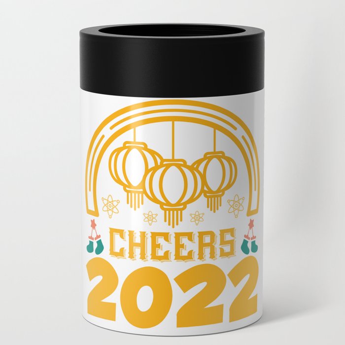 happy new years 2022 goodbay 2021 hello Can Cooler