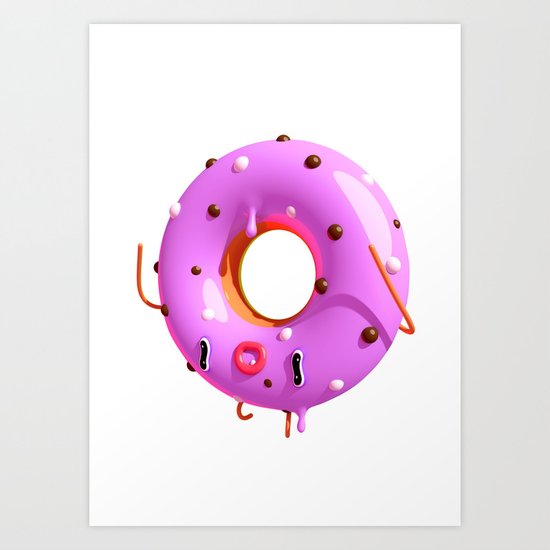 Donut II Art Print
