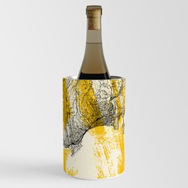 France, Nice - Map Illustration - Travel Wine Chiller