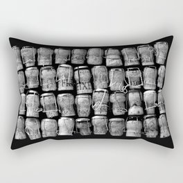 Something Nostalgic 4 Black and White #decor #society6 #buyart Rectangular Pillow