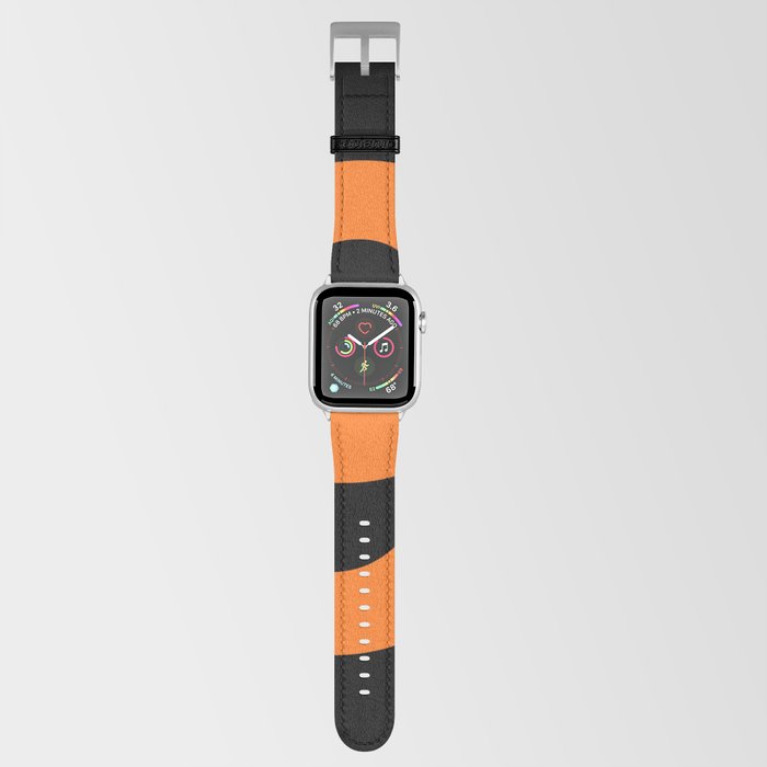 Number 9 (Orange & Black) Apple Watch Band
