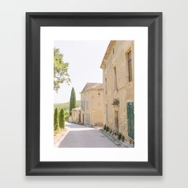 Old town in the Provence, France | Fine art travel photography Framed Art Print