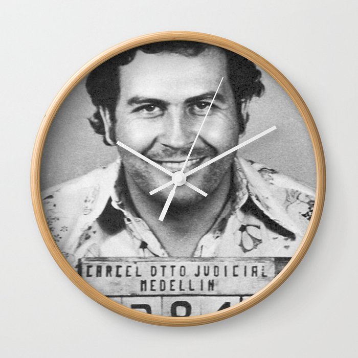 Pablo Escobar Wall Clock