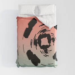Abstract Grooves Duvet Cover