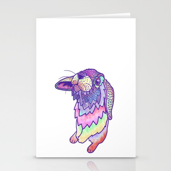 HAPPY EASTER RABBIT Stationery Cards