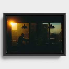 Coffee Afternoons Framed Canvas