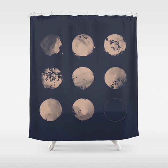 Douze Lunes Shower Curtain