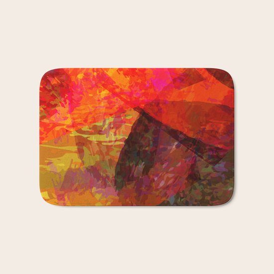 flames2 Bath Mat