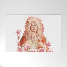 Dolly Patron Saint Welcome Mat