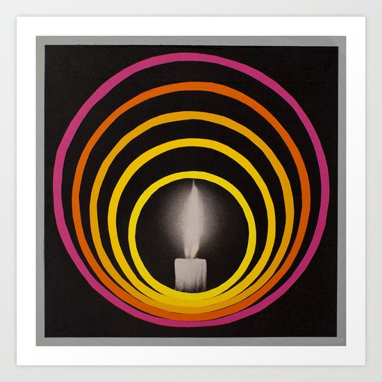 Candle Art Print