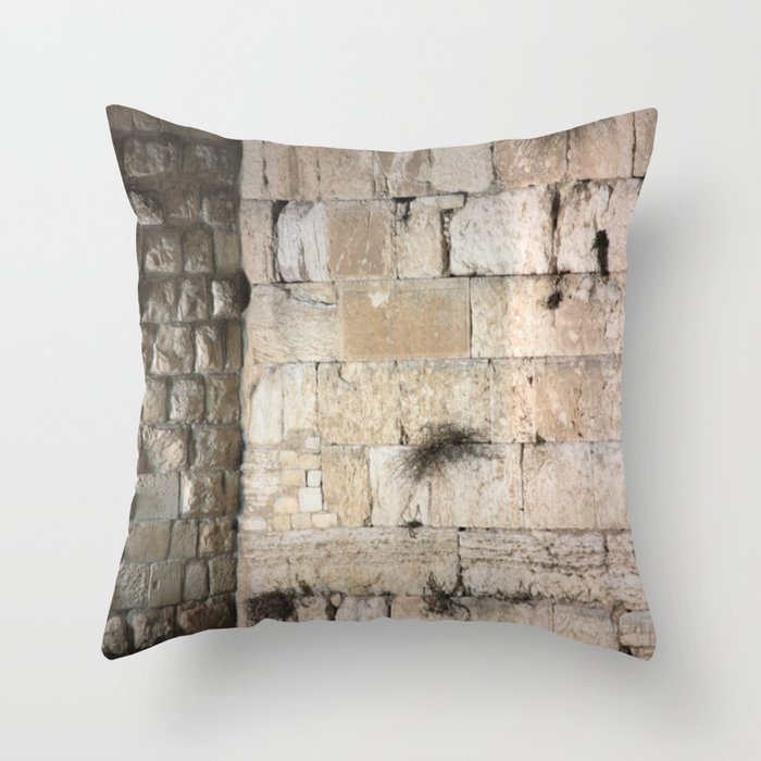 Jerusalem - The Western Wall - Kotel #3 Throw Pillow