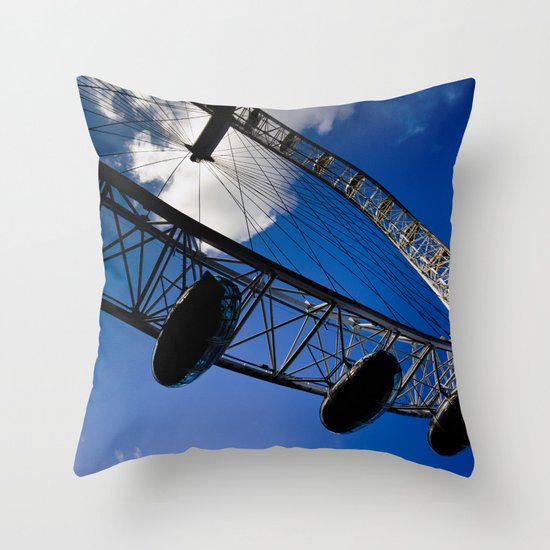 The London Eye Throw Pillow
