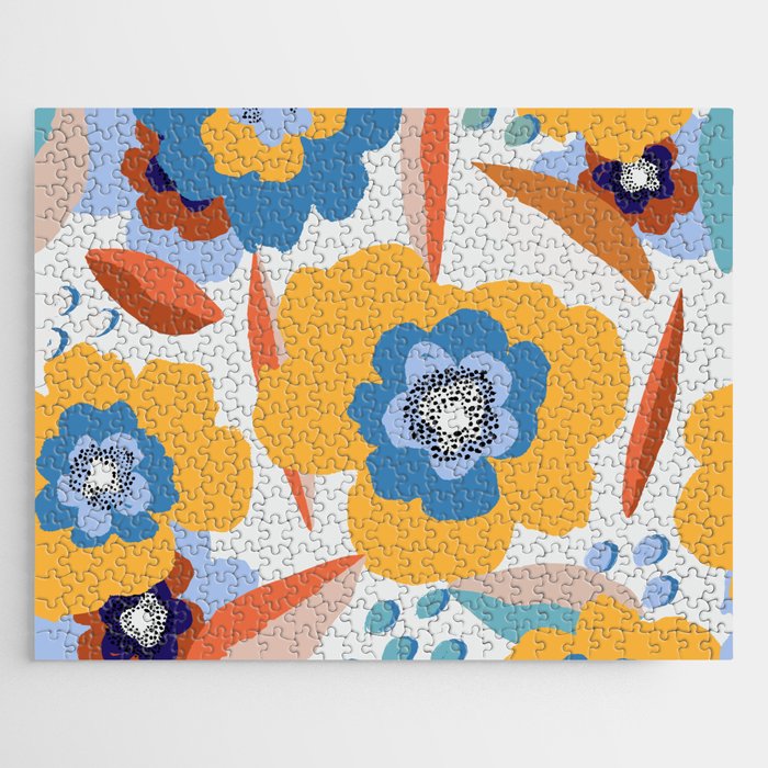 Abstract Flower Pattern 08 Jigsaw Puzzle