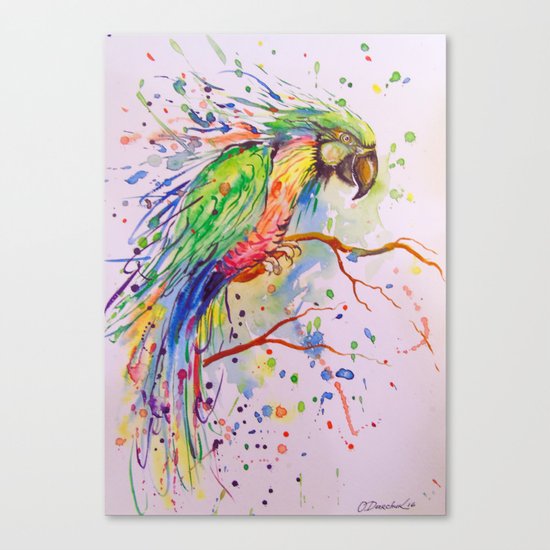 Parrot Canvas Print