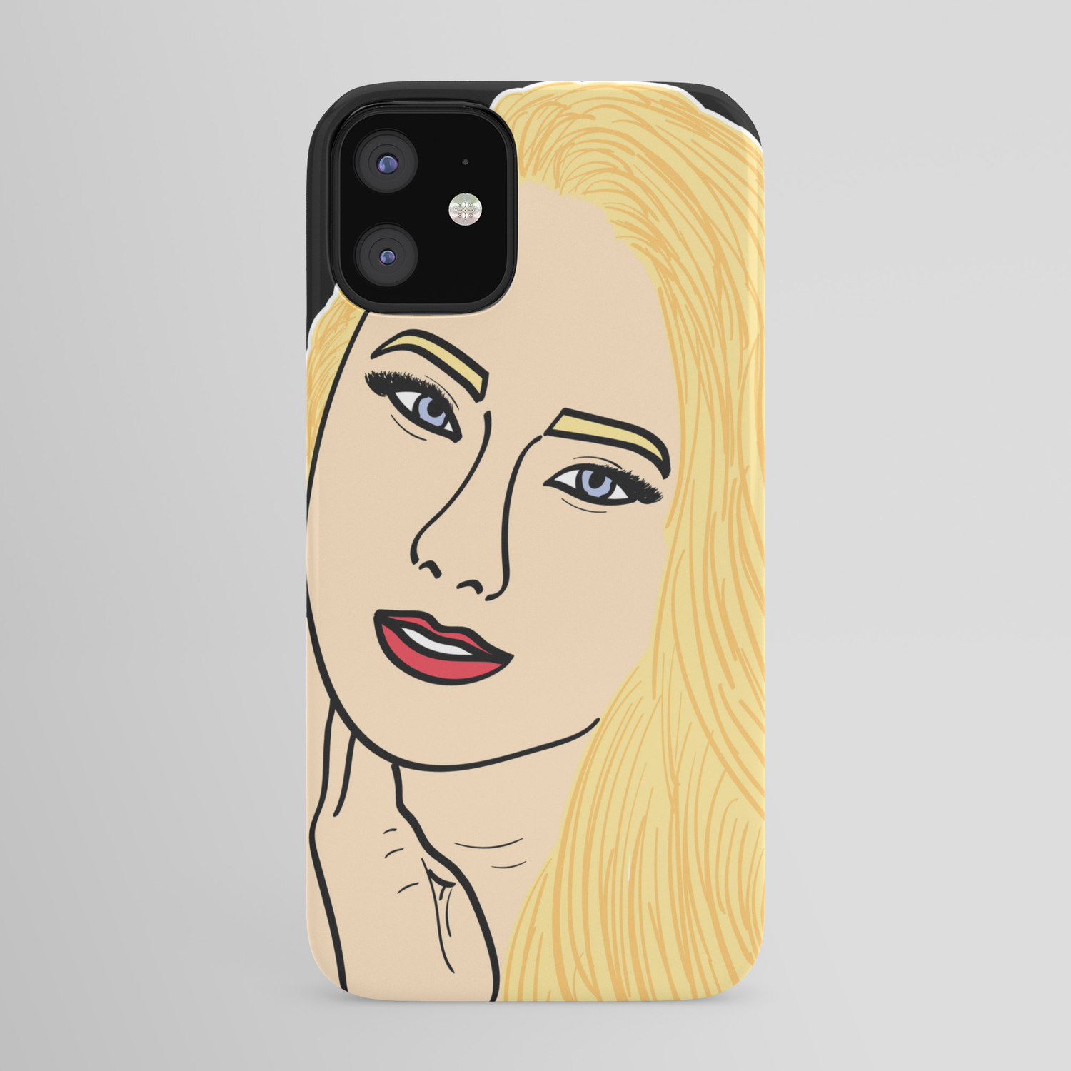 Hot Blonde Aj Applegate Iphone Case By Trizeroone Society6
