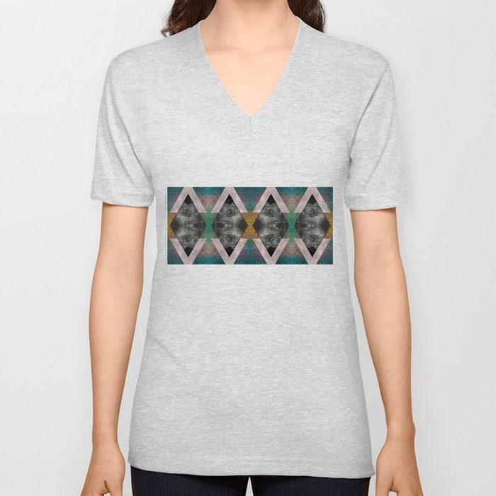 Trippin' on a mountain and falling into space V Neck T Shirt