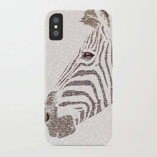 The Intellectual Zebra iPhone Case