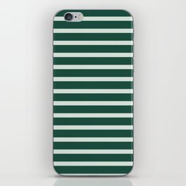 Green Stripes iPhone Skin