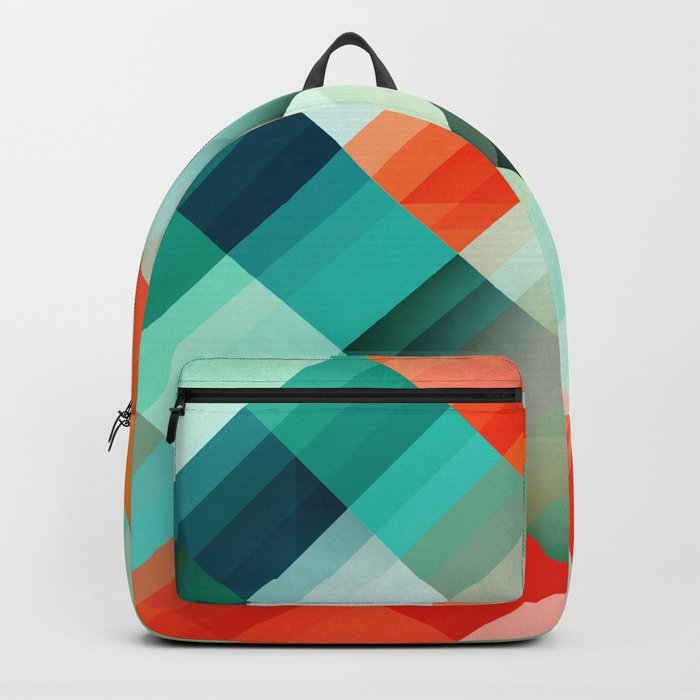 Abstract Geometric Pattern 02 Backpack