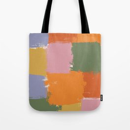 Paint Collage - Pastel Tote Bag