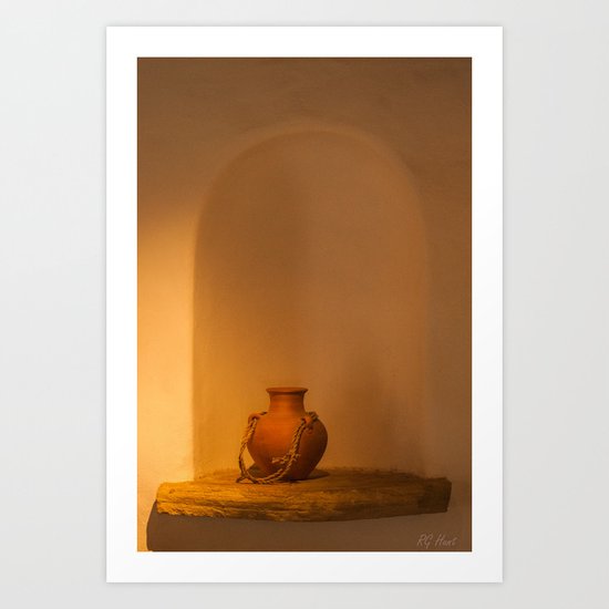JUG IN ALCOVE Art Print