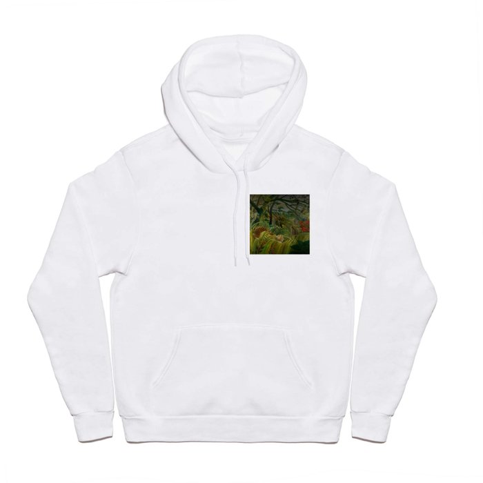 Henri Rousseau - Tiger in a Tropical Storm - Surprised! Hoody