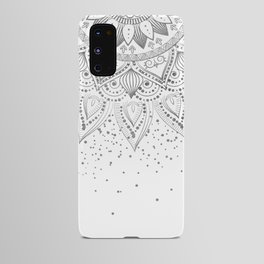  Elegant rose gold mandala confetti design Android Case