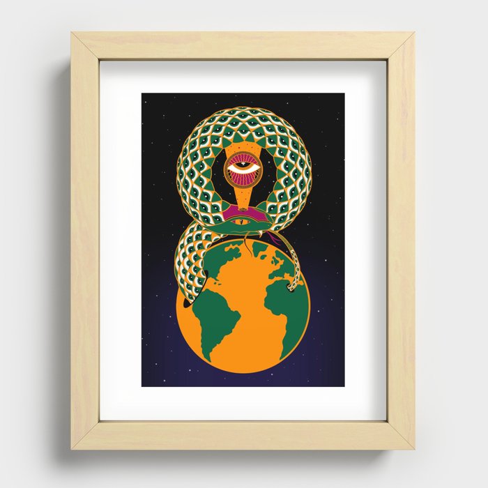 Outta This Whirled Recessed Framed Print
