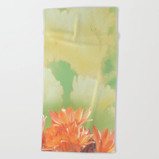 Reaching the clouds Beach Towel