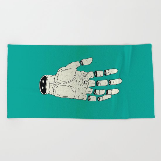THE HAND OF DESTINY / LA MANO DEL DESTINO Beach Towel