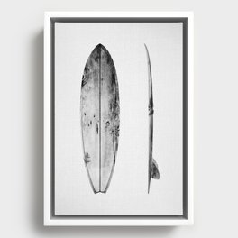 Surfboard Framed Canvas