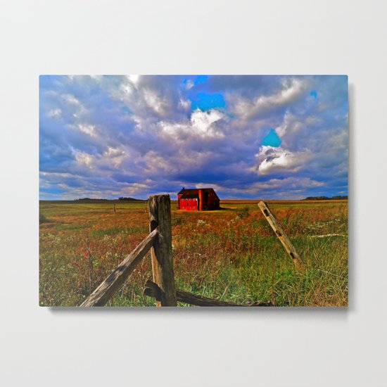 Rockwood Barnscape Metal Print