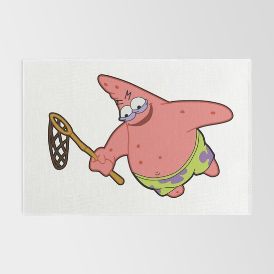 Savage Patrick Star Meme Evil Angry Spongebob Squarepants Rug By Pocky Society6